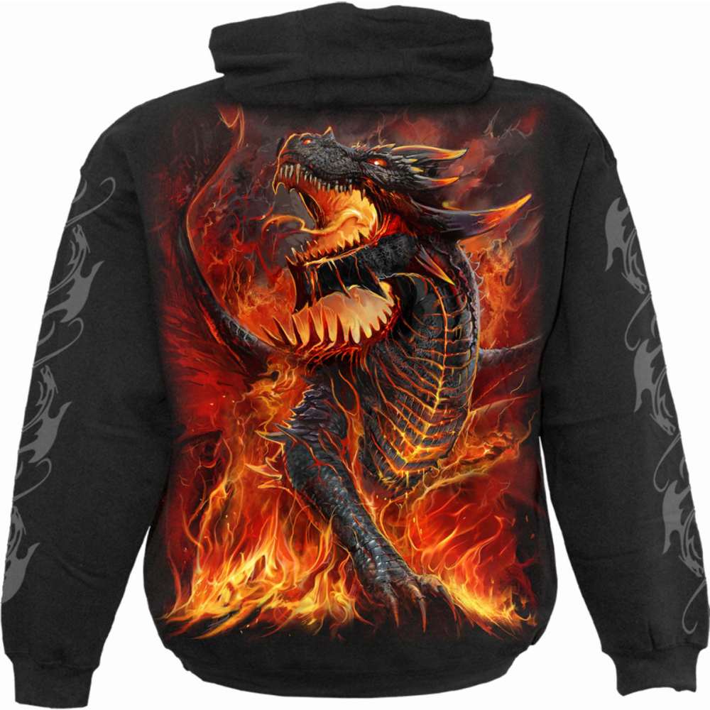 Spiral - DRACONIS Hoodie - Black